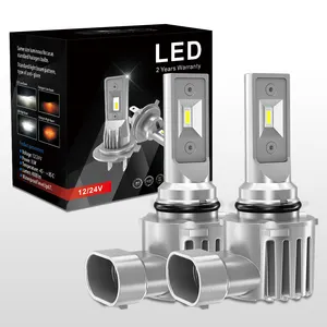 Farol de led automotivo, farol de led para carro v10ps 9006 9005 h4