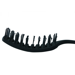 Kunststoff-Haarstyling-Werkzeuge Kamm entwirren gebogene belüftete Bürste Haar bürste für lockiges Haar - Product Image 5