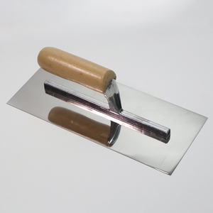 Zemin ve duvar çimentosu ahşap saplı özel Logo kullanarak alçı için yüksek karbonlu çelik yapı araçları mala - Product Image 3