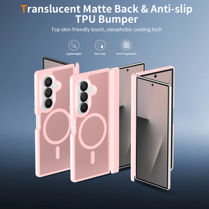 Étui de luxe pliable magnétique pour téléphone <span class=keywords><strong>portable</strong></span> Samsung Z Fold 7 8 Ultra, protection de charnière personnalisée pour femmes et jeunes filles - Product Image 2