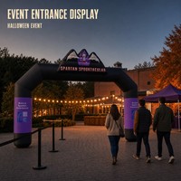 Arche gonflable géante pour les agences de publicité, entrée de portique pour événements en plein air, promotion de marque et publicité