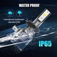 Ampoule de phare LED 9005 9006 H1 H3 H4 pour voiture 12V, installation facile, faisceau haut et bas, remplacement