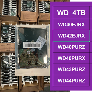WD42EJRX 4TB Disco Rigido Purple per Monitoraggio 3.5 Pollici HDD SATA 3 6Gb/s 5400 rpm 64MB Cache 24/7 AllFrame per Sistemi NVR DVR CCTV - Product Image 1