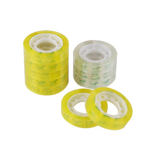 Ruban adhésif de bureau Zhongchang 12 mm 30 m transparent en PVC sans résidu pour la fermeture de boîtes, l'emballage et la papeterie - Product Image 5