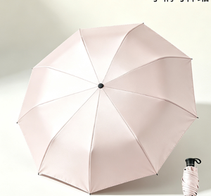 Parapluie de poche rétractable, 19 pouces, 6 baleines, compact et pliable, pour le soleil et la pluie - Product Image 3