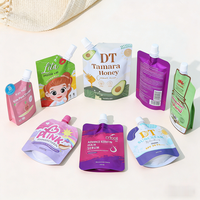 Sachets à bec verseur personnalisés Haodong pour cosmétiques, échantillons de recharge imprimés, sachets de lotion et de crème solaire pour produits cosmétiques