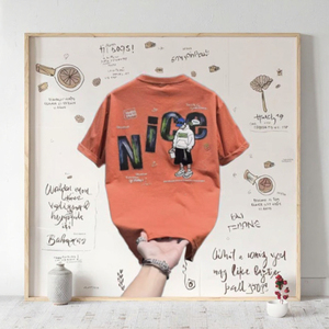 เสื้อยืดลำลองพิมพ์ลายการ์ตูนสำหรับผู้ชาย น้ำหนัก 230 กรัม ผลิตจากผ้าฝ้าย 100% เป็นมิตรต่อสิ่งแวดล้อม คอลเลคชั่นใหม่ปี 2026 - Product Image 3