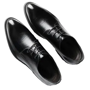 Leather Men summer business dress shoes pointed fashion youth wedding shoes Best man young man England