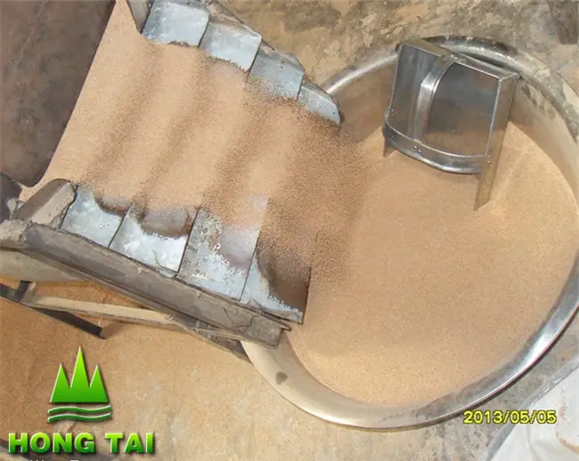 Cangkang kenari bahan abrasif pemoles untuk semburan pasir atau perawatan air