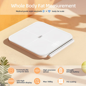 Einzigartige Maßgefertigte 180kg Elektronische Waage Bluetooth BMI-Kompositionsanalyse Badezimmer Glas Smart Digital Persönliche Körperfettwaage - Product Image 2