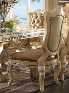 Sedia <span class=keywords><strong>da</strong></span> <span class=keywords><strong>Pranzo</strong></span> <span class=keywords><strong>in</strong></span> Vera <span class=keywords><strong>Pelle</strong></span> di Lusso Stile Americano Reale, Poltrone Antiche - Product Image 3