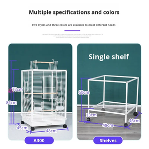 Üstün Kalite Metal Düğme Kapamalı Çevre Dostu Klasik Dekoratif Kuş Kafesi Villa Geniş Muhabbet Kuşu Yetiştirme Oturma Odası Evcil Hayvanı - Product Image 3
