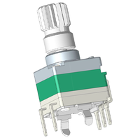 Interrupteur à poussoir 9 mm potentiomètre b500k b10k b100k b200k potentiomètre alpha b10k potentiomètre alps