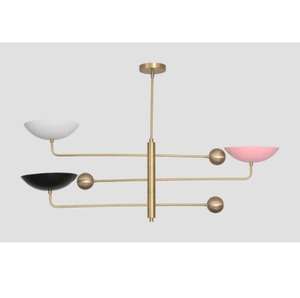 Lámpara de Techo Colgante LED Regulable de Lujo Estilo Sputnik de Mediados de Siglo, Hierro Negro, Retro Modernista, para Sala de Estar - Product Image 3