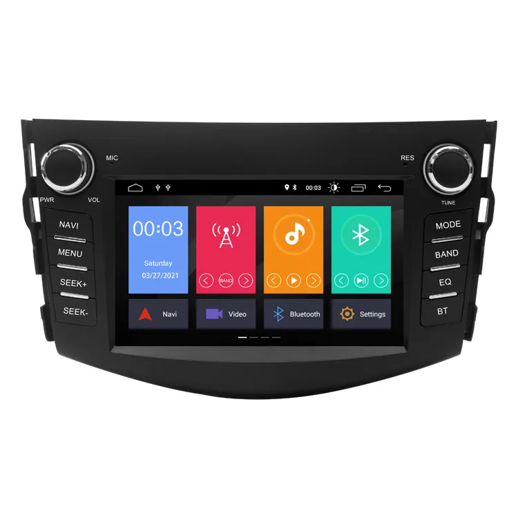 Android 11 GPS стерео радио 7 дюймов Автомобильный DVD-плеер для Toyota RAV4 2006 2007 2008 2009 2010 2011 2012 мультимедийный плеер