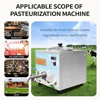 Machine de pasteurisation miniature avancée à haute productivité, usage industriel, automatique, capacité 14L, 110V/220V pour lait/jus/bière