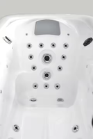 Baignoire de massage en acrylique pour une personne Baignoire de massage Jaccuzi Baignoire de spa Mini piscine Idromassaggio Jacuzzis
