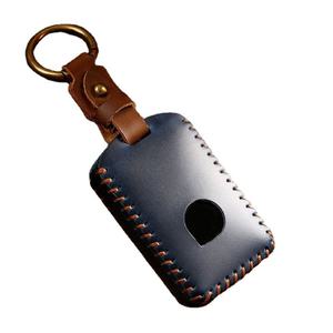 Funda de Cuero Genuino para Llave de Coche Volvo V50 Xc90 C30 S60 V90 S90 S80 V60 Xc40 XC60, Llavero Hecho a Mano, Accesorios Interiores para Auto - Product Image 1