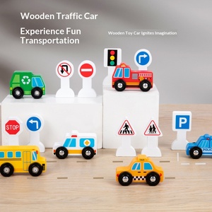 Nuevo Juego de Señales de Tráfico de Madera para Niños, Juguete Educativo Temprano, Combinación de Juguetes Montessori para Niños y Niñas - Product Image 3