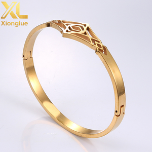 New Hot Stainless Steel <b>Bracelet</b> Metal Chain <b>Silver</b>/Gold Adjustable <b>Bangle</b> Popular Unisex Charm 316L Stainless Steel Jewelry - Product Image 3