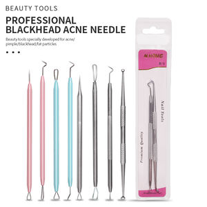 Double extrémité en acier inoxydable aiguille d'acné soins <span class=keywords><strong>de</strong></span> beauté du visage <span class=keywords><strong>points</strong></span> <span class=keywords><strong>noirs</strong></span> éliminer les boutons <span class=keywords><strong>points</strong></span> <span class=keywords><strong>noirs</strong></span> tête noire <span class=keywords><strong>points</strong></span> comédons ensemble d'outils d'<span class=keywords><strong>extraction</strong></span> - Product Image 2