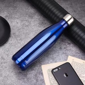 17oz Double Wall Vacuum Stainless Steel Insulated <b>Folding</b> Sports Style Water Flask Lid Travel Thermos Mug Promotional Customized - Product Image 5