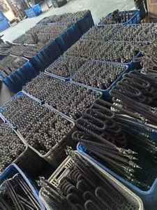 Calentador tubular recto de aire con aletas de bobina eléctrica industrial de 220V 500W para horno - Product Image 6