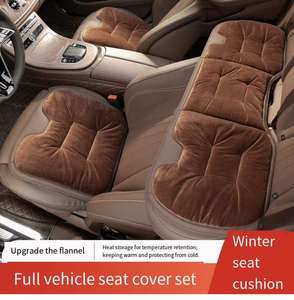 Nuevo modelo <span class=keywords><strong>de</strong></span> cojín <span class=keywords><strong>de</strong></span> asiento <span class=keywords><strong>de</strong></span> coche con material polar, tela <span class=keywords><strong>de</strong></span> felpa corta antideslizante para los asientos interiores - Product Image 2
