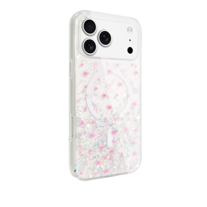 Funda para Teléfono 17Pro Max con Flores Secas, Brillantina, TPU+PC, Cubierta Suave, Porta Tarjetas, Protección 360°, Diseño Floral, Regalo para Mujer - Product Image 2