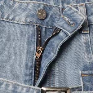 Nuevo Diseño, Jeans Retro de Cintura Baja para Otoño, Jeans Rectos Personalizados 100% Algodón para Mujer, Jeans Vintage de Mezclilla para Mujer - Product Image 5