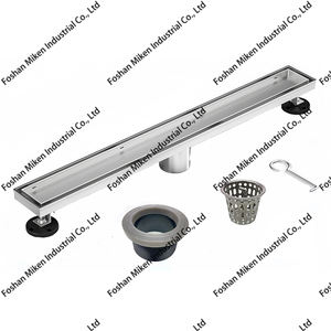 Ayarlanabilir paslanmaz çelik banyo lineer zemin drenaj duş zemin drenaj - Product Image 3
