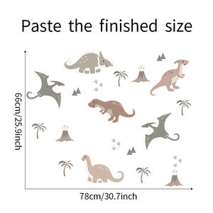 Décor à la maison adhésif bande dessinée <span class=keywords><strong>chambre</strong></span> de bébé 3d grande <span class=keywords><strong>chambre</strong></span> dinosaure mur autocollants - Product Image 5