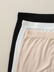 गर्म बिक्री ठोस रंग फीता पुष्प ट्रिम पारदर्शी पेटीकोट एस/एम/एल/एक्सएल महिलाओं की आधी पर्ची अंडरस्कर्ट - Product Image 6