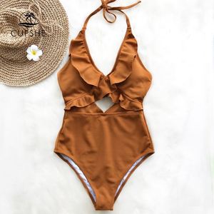 Maillot de bain une pièce personnalisé 3D pour femme, col en V, froncé, push-up, effet ventre plat, rembourrage amovible, tenue de plage - Product Image 5