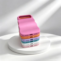 Coque de téléphone en silicone liquide Original Wave pour iPhone 16 17 18 Pro Max, antichoc, avec aimant, Coque de protection pour téléphone