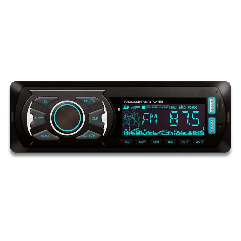 Оптовая продажа, Универсальный Автомобильный dvd mp3 мультимедийный Радио 1 din синий зуб автомобильный комплект fm-радио mp3-плеер автомобиля