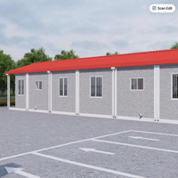 Maison préfabriquée modulaire en acier, structure de conteneur, assemblage rapide, pour bureau, résidence, camp de travail
