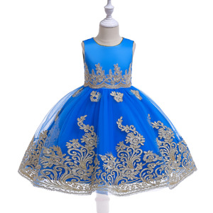 3833 bambini Vestiti di Estate Dei Capretti Abito Da Sera Della Principessa di Disegno Del Fiore di Fantasia Delle Ragazze Vestiti Da Partito Del Merletto - Product Image 3