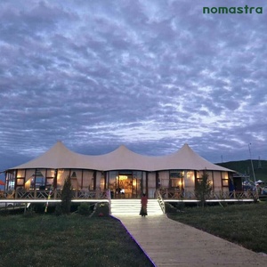 Tende da Bar in Stile Europeo con Porte in Lega di Alluminio per Siti Matrimoniali Costieri, Tenda Modulare per Resort Glamping sul Colle - Product Image 4