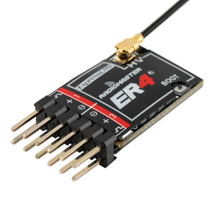 RadioMaster ER4 ELRS 2.4GHz PWM Receiver for RC Models with Low Latency and Long Range - Product Image 1