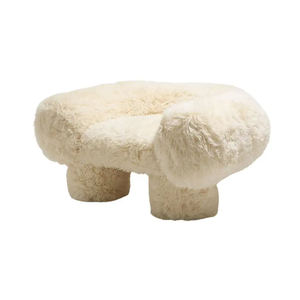 Nórdico moderno Simple tres patas diseño personalizado Cordero polar ocio silla Villa <span class=keywords><strong>tienda</strong></span> comercial decoración suave sofá sillón - Product Image 6