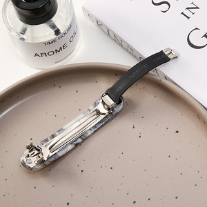 Barrettes à <span class=keywords><strong>cheveux</strong></span> à la mode coréenne <span class=keywords><strong>pour</strong></span> femmes, pinces à <span class=keywords><strong>cheveux</strong></span> en strass, couleur écaille de tortue, pinces à <span class=keywords><strong>cheveux</strong></span> en acétate, vente en gros - Product Image 5
