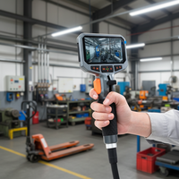 Caméra d'inspection endoscopique industrielle articulée pour véhicules, écran 114,3 mm, vidéo 1080p, batterie 4h, stockage 32 Go pour l'automobile