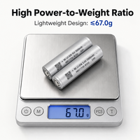 Batterie Battivus RS50 21700 5000mAh 70A à décharge ultra-forte pour drones FPV de course, outils électriques industriels, faible IR, froid extrême