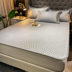 Latex <b>Cooling</b> Mattress <b>Pad</b> Set 1.5M Bed Washable Air Permeable Home Use Summer Sleeping - Product Image 1
