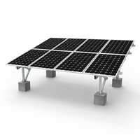 Système de montage solaire au sol CHIKO, système de montage au sol pour panneaux solaires, panneaux photovoltaïques en aluminium, résistant au vent et à la neige, OEM personnalisé