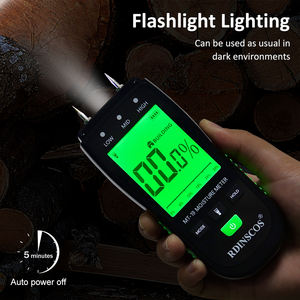 เครื่องวัดความชื้นไม้แบบดิจิตอลเครื่องวัดความชื้นไม้ MT-19เครื่องตรวจจับความชื้นในอาคารเครื่องตรวจจับความชื้นในอาคาร - Product Image 3