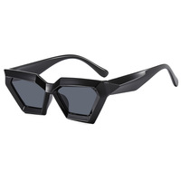 Lunettes de soleil œil de chat personnalisées, tendance et personnalisées, lunettes de soleil hip-hop pour femmes, résistantes aux UV