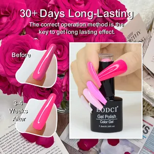 Hot Selling 7.5Ml Pink Gel Polish Set For Nails Salon 6 Color Gel Nail Polish Kit For Wholesale