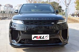 Pare-chocs de voiture pour RANGE <span class=keywords><strong>ROVER</strong></span> <span class=keywords><strong>SPORT</strong></span> <span class=keywords><strong>2023</strong></span> Upgrade to SV Style avec pare-chocs avant en aluminium Grille de pare-chocs arrière Tuyaux d'échappement - Product Image 2